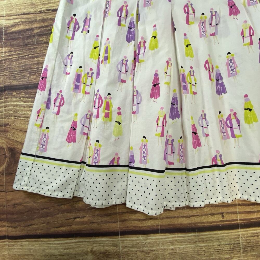 Liz Claiborne Skirt Size 16 Pleated White Barbiecore Office Siren Classy - Picture 3 of 8